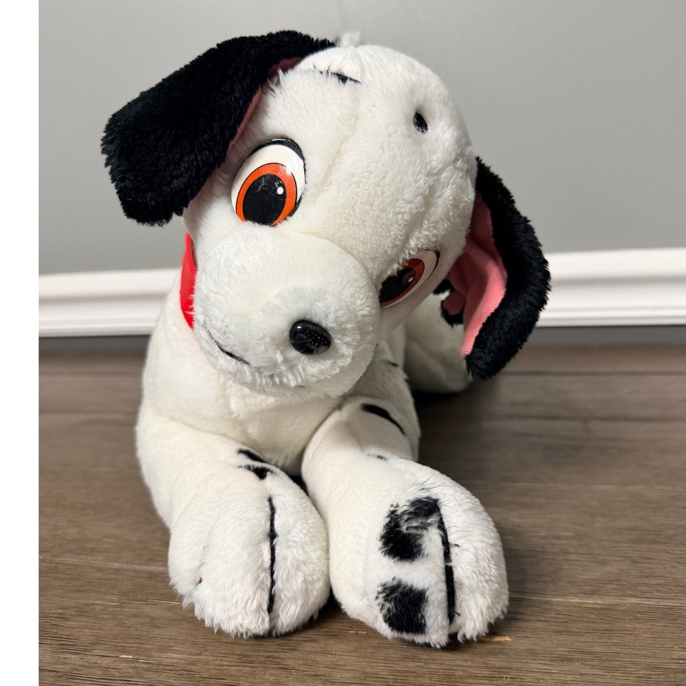 Applause Disney 101 Dalmatians Domino Puppy Plush Dog Stuffed Animal Vintage
